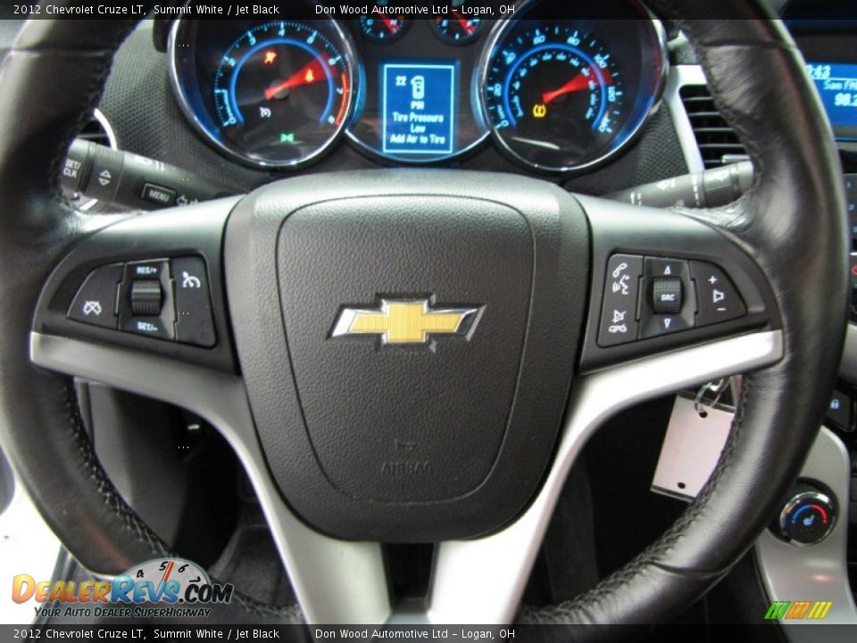 2012 Chevrolet Cruze LT Summit White / Jet Black Photo #13