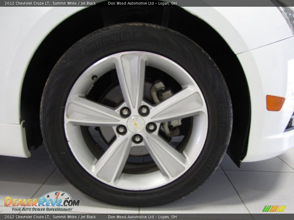 2012 Chevrolet Cruze LT Summit White / Jet Black Photo #21
