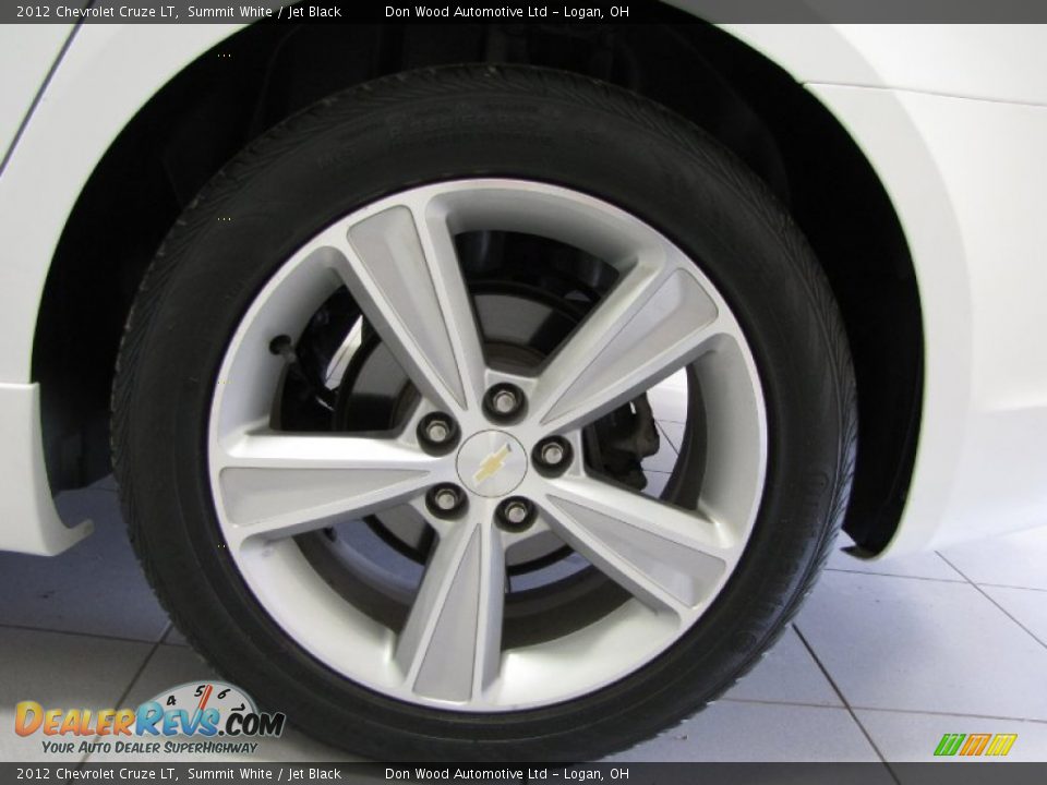 2012 Chevrolet Cruze LT Summit White / Jet Black Photo #22