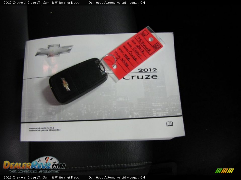 2012 Chevrolet Cruze LT Summit White / Jet Black Photo #23