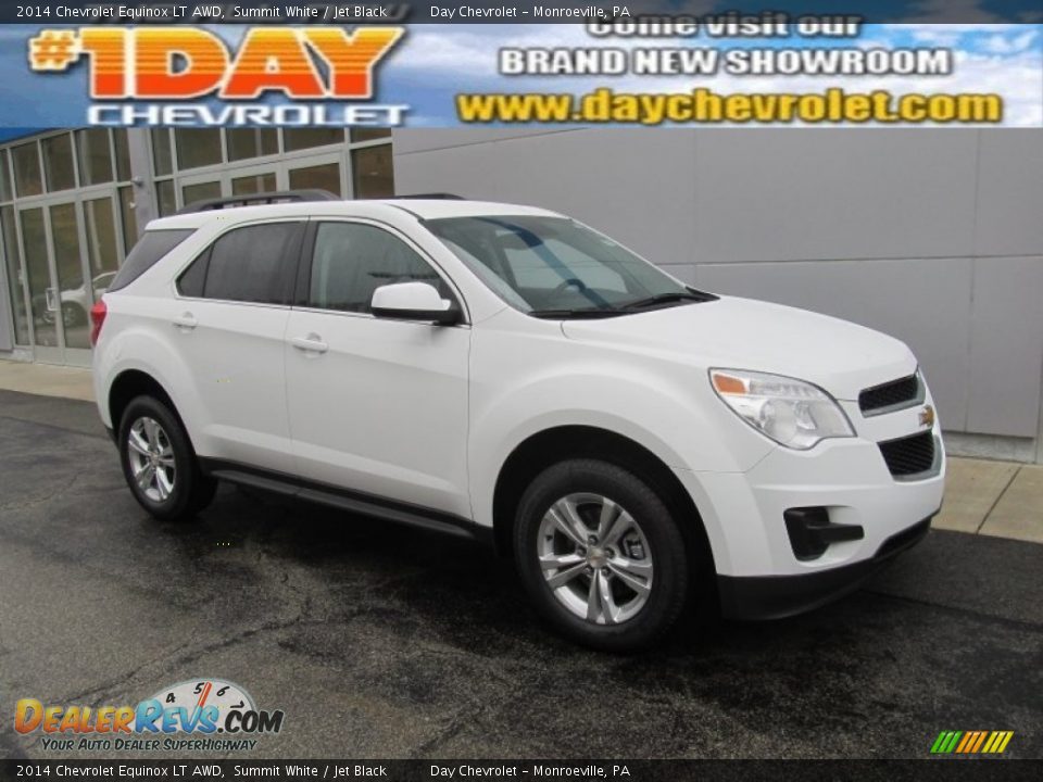 2014 Chevrolet Equinox LT AWD Summit White / Jet Black Photo #1