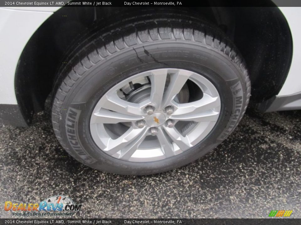 2014 Chevrolet Equinox LT AWD Summit White / Jet Black Photo #3
