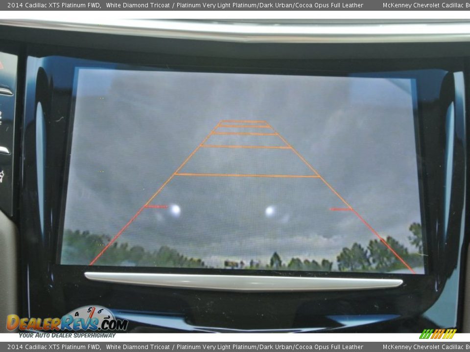 2014 Cadillac XTS Platinum FWD White Diamond Tricoat / Platinum Very Light Platinum/Dark Urban/Cocoa Opus Full Leather Photo #13