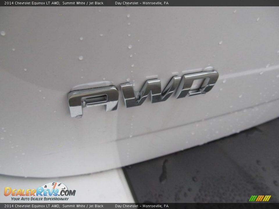 2014 Chevrolet Equinox LT AWD Summit White / Jet Black Photo #6
