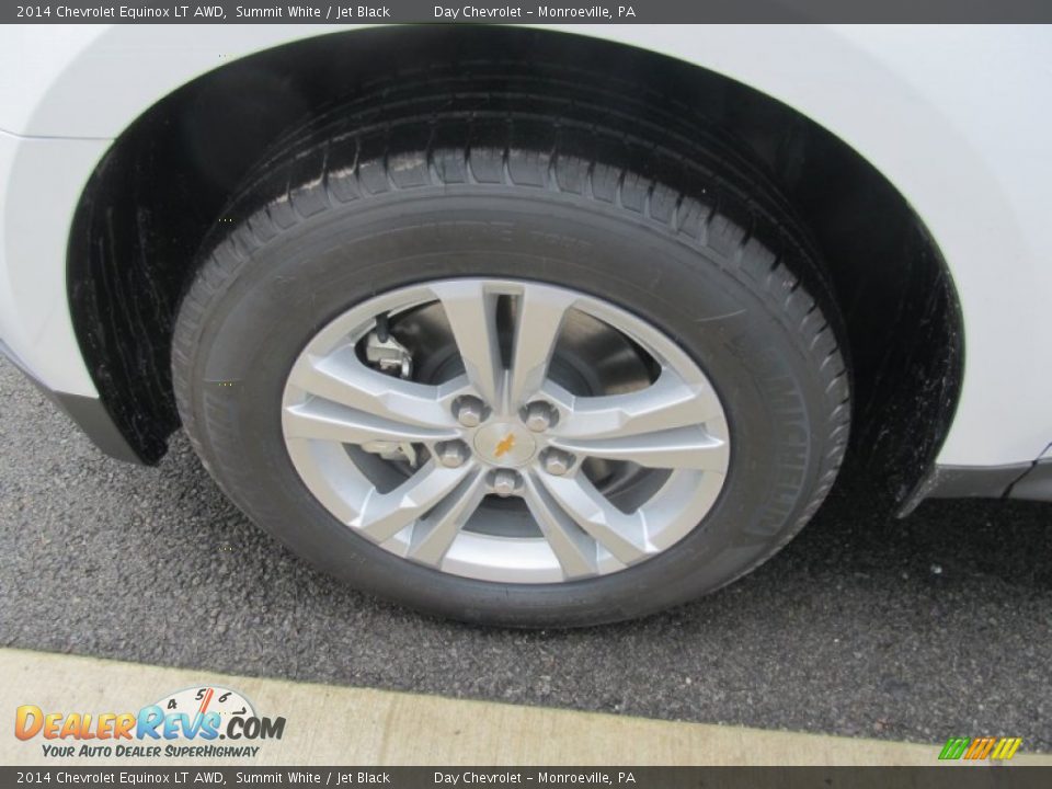 2014 Chevrolet Equinox LT AWD Summit White / Jet Black Photo #8