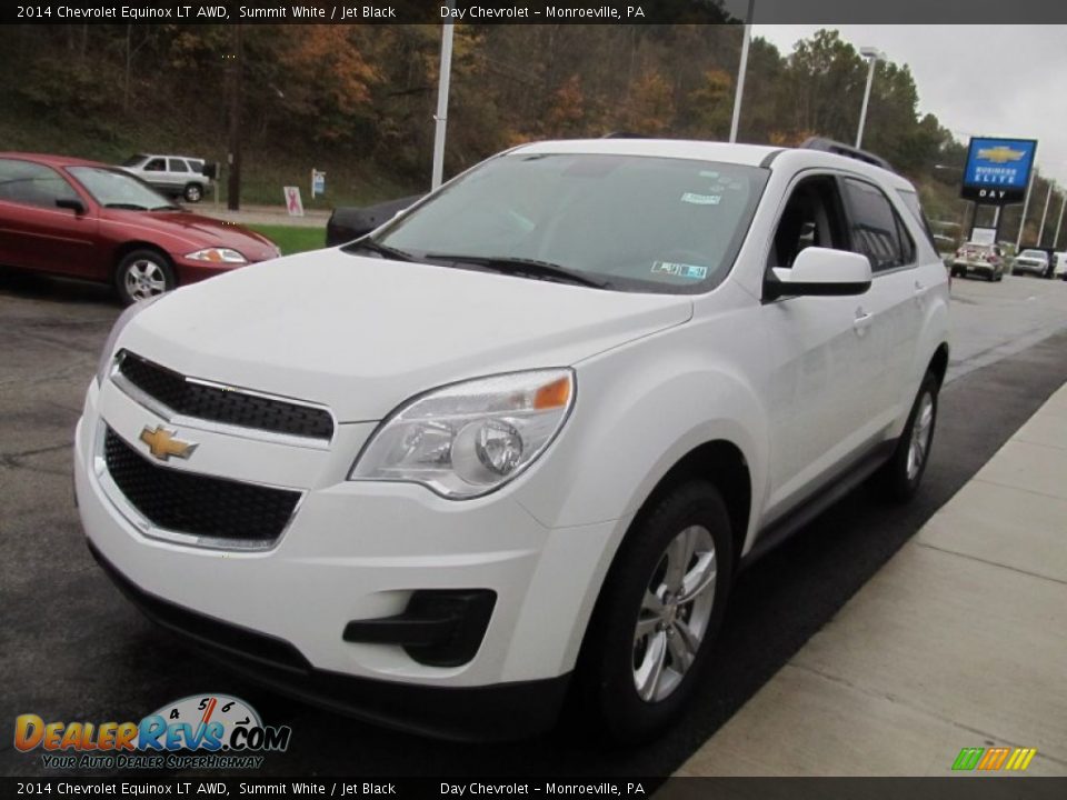 2014 Chevrolet Equinox LT AWD Summit White / Jet Black Photo #9