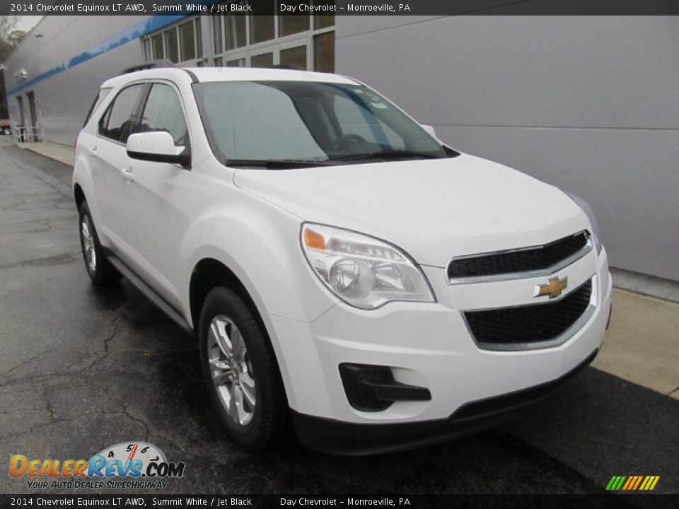 2014 Chevrolet Equinox LT AWD Summit White / Jet Black Photo #11