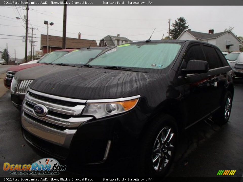 2011 Ford Edge Limited AWD Ebony Black / Charcoal Black Photo #1