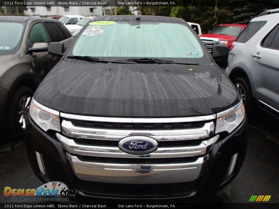 2011 Ford Edge Limited AWD Ebony Black / Charcoal Black Photo #2