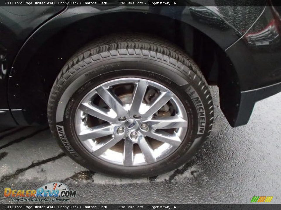 2011 Ford Edge Limited AWD Ebony Black / Charcoal Black Photo #7