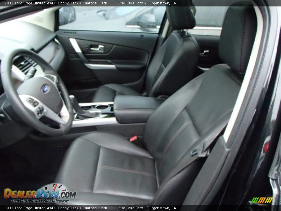 2011 Ford Edge Limited AWD Ebony Black / Charcoal Black Photo #8