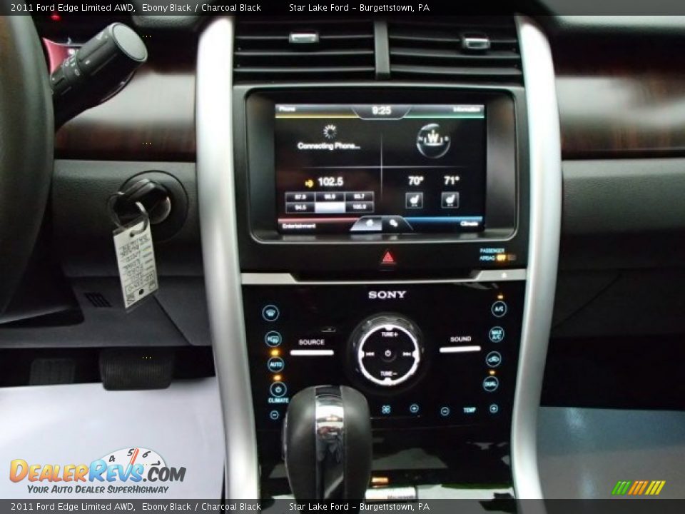 2011 Ford Edge Limited AWD Ebony Black / Charcoal Black Photo #11