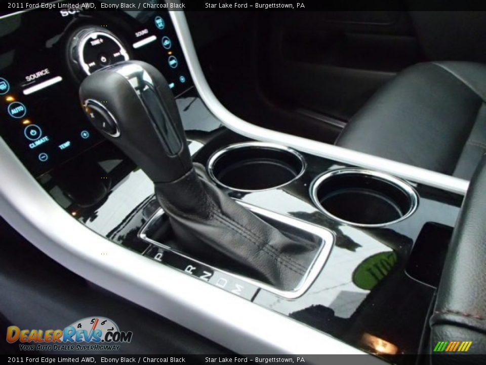 2011 Ford Edge Limited AWD Ebony Black / Charcoal Black Photo #12