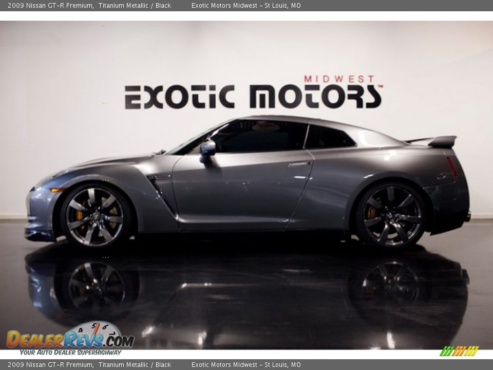 2009 Nissan GT-R Premium Titanium Metallic / Black Photo #1