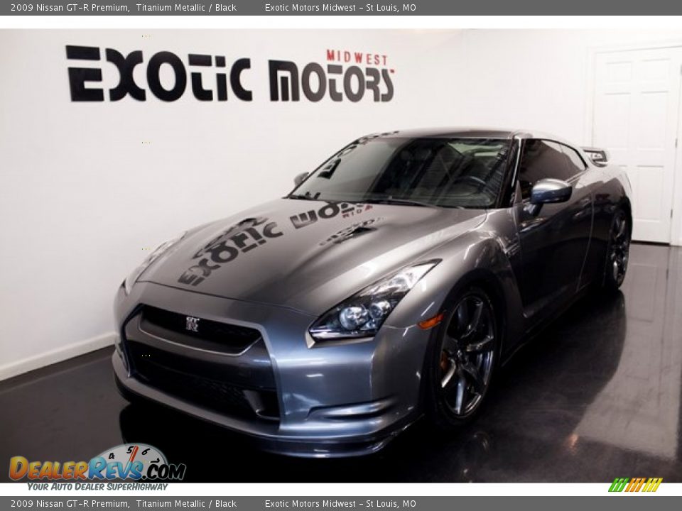 2009 Nissan GT-R Premium Titanium Metallic / Black Photo #8