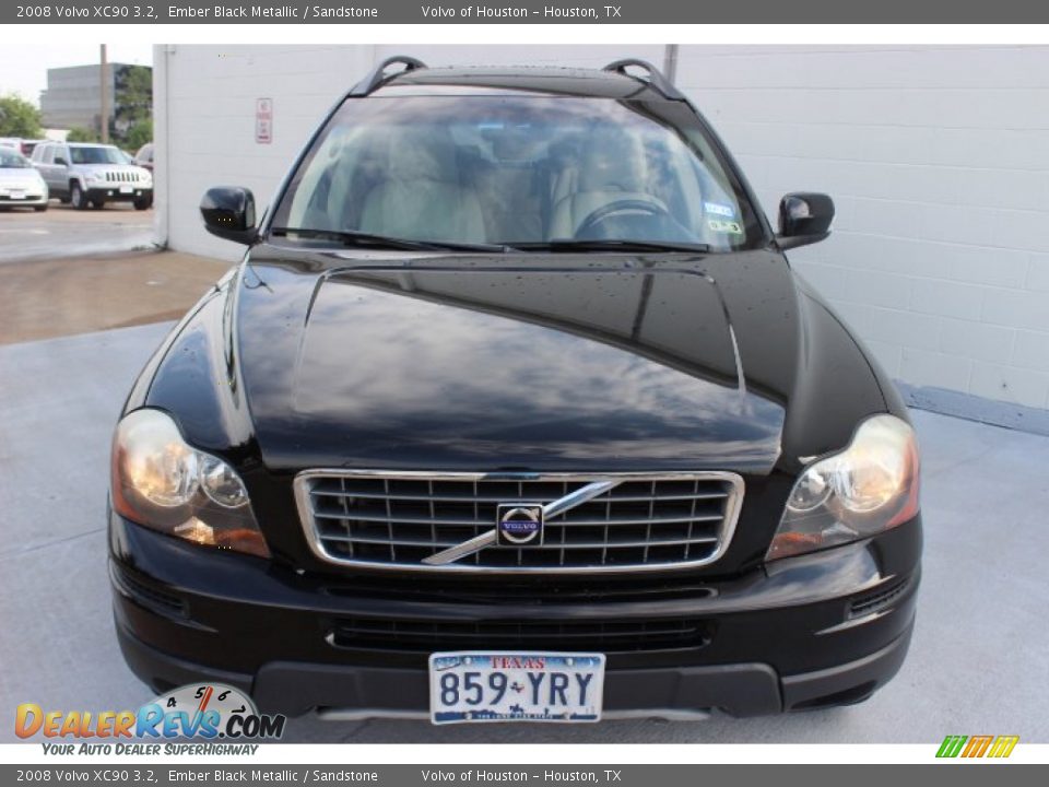 2008 Volvo XC90 3.2 Ember Black Metallic / Sandstone Photo #2