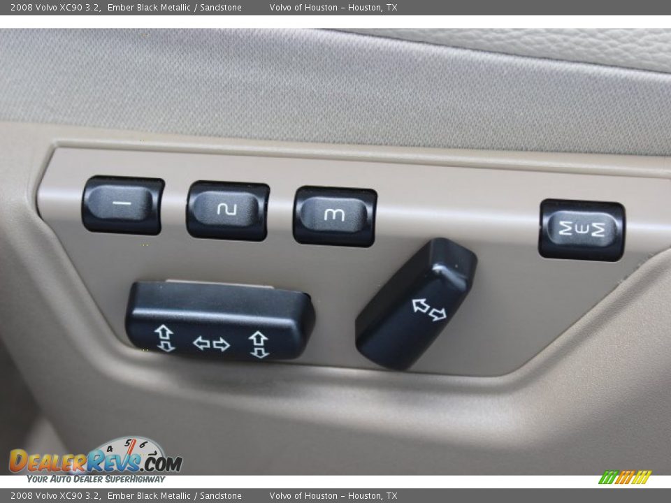 2008 Volvo XC90 3.2 Ember Black Metallic / Sandstone Photo #13