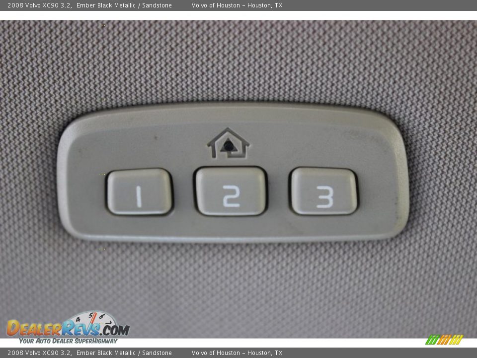 2008 Volvo XC90 3.2 Ember Black Metallic / Sandstone Photo #17