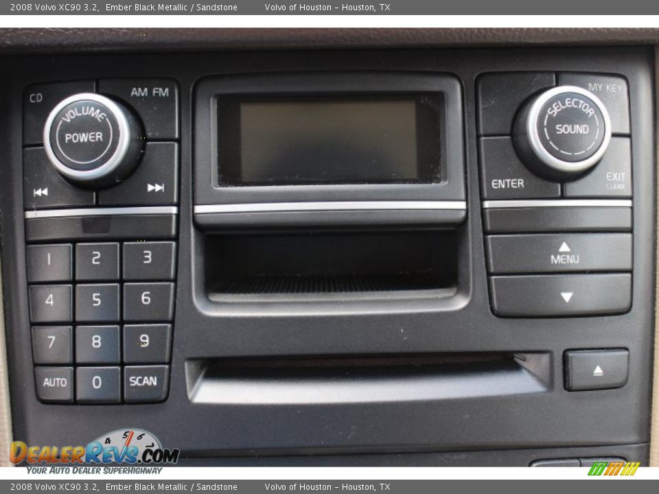 2008 Volvo XC90 3.2 Ember Black Metallic / Sandstone Photo #19