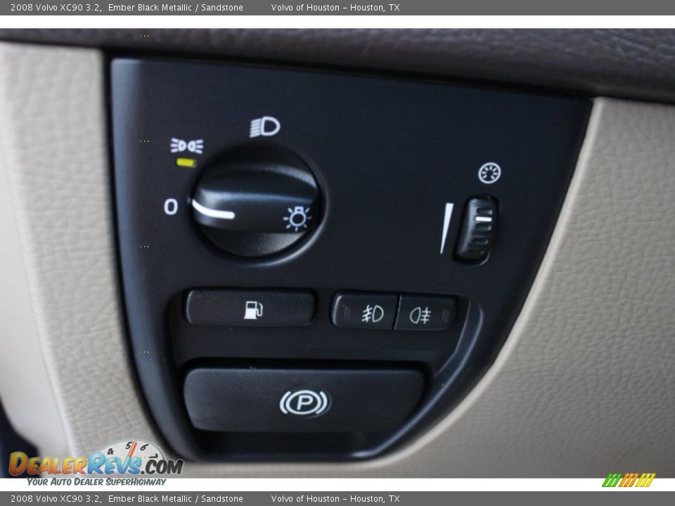 2008 Volvo XC90 3.2 Ember Black Metallic / Sandstone Photo #23