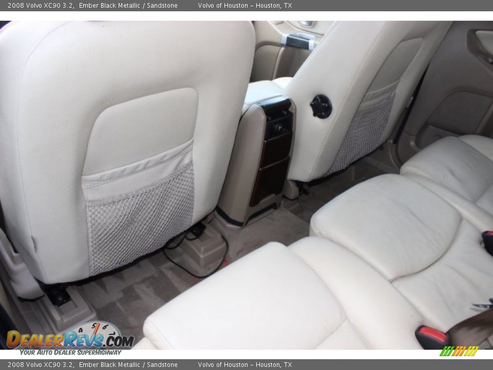 2008 Volvo XC90 3.2 Ember Black Metallic / Sandstone Photo #25