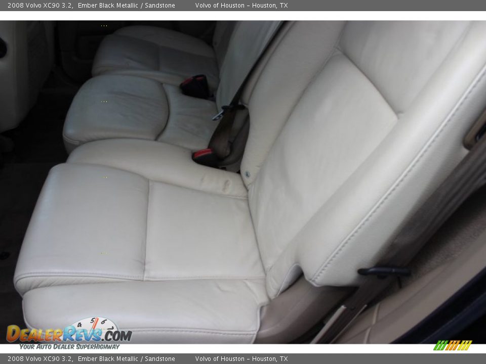 2008 Volvo XC90 3.2 Ember Black Metallic / Sandstone Photo #26