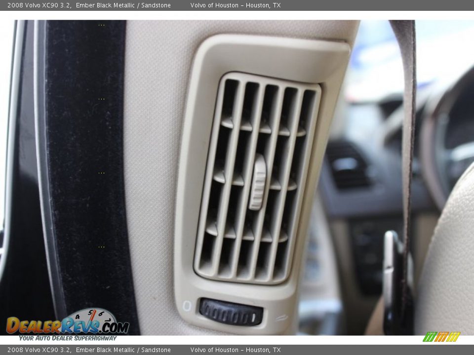 2008 Volvo XC90 3.2 Ember Black Metallic / Sandstone Photo #27