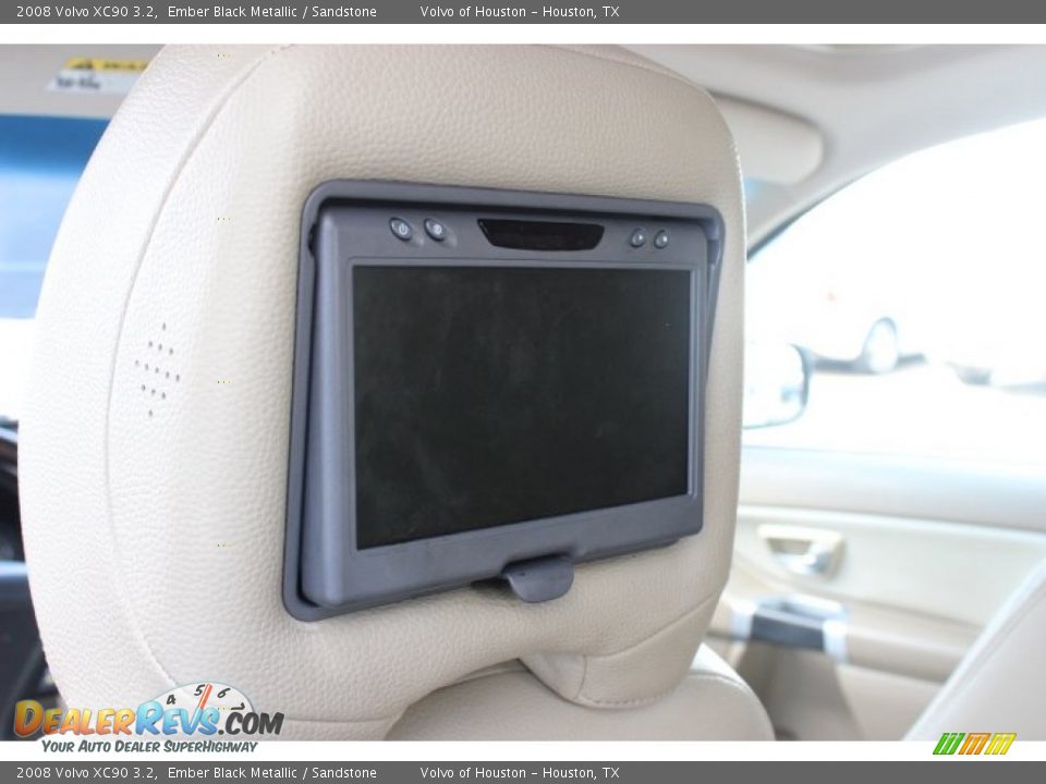 2008 Volvo XC90 3.2 Ember Black Metallic / Sandstone Photo #28