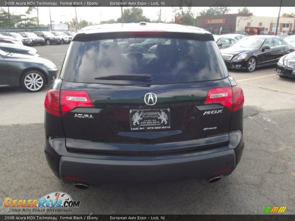 2008 Acura MDX Technology Formal Black / Ebony Photo #5