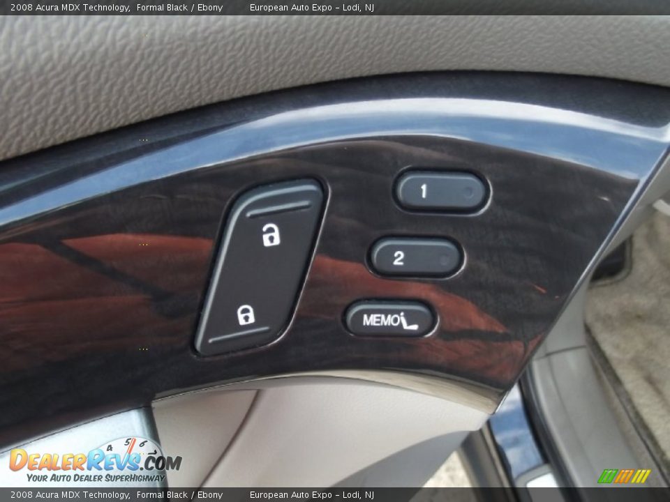 2008 Acura MDX Technology Formal Black / Ebony Photo #24