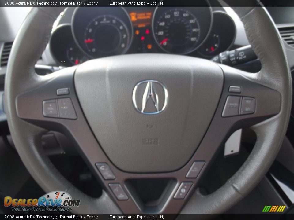 2008 Acura MDX Technology Formal Black / Ebony Photo #28