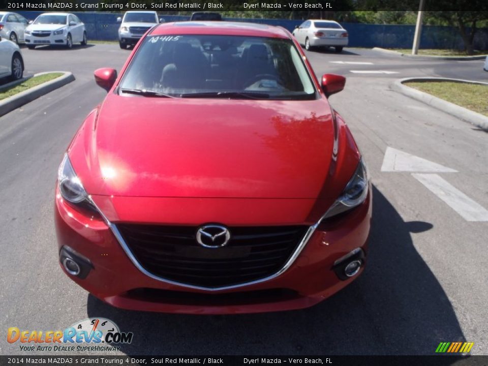 2014 Mazda MAZDA3 s Grand Touring 4 Door Soul Red Metallic / Black Photo #2