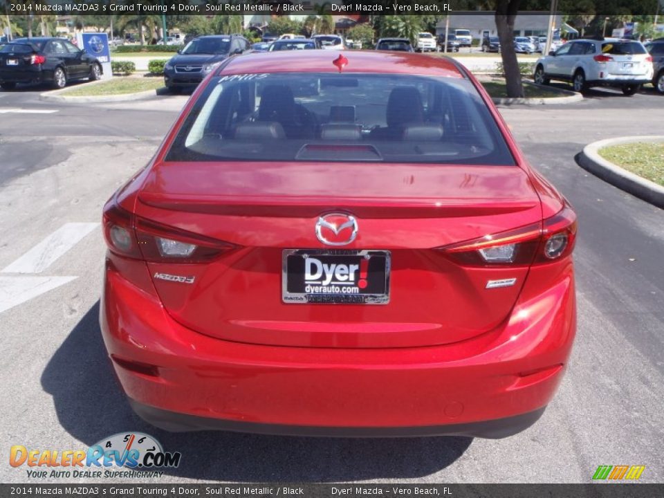 2014 Mazda MAZDA3 s Grand Touring 4 Door Soul Red Metallic / Black Photo #4