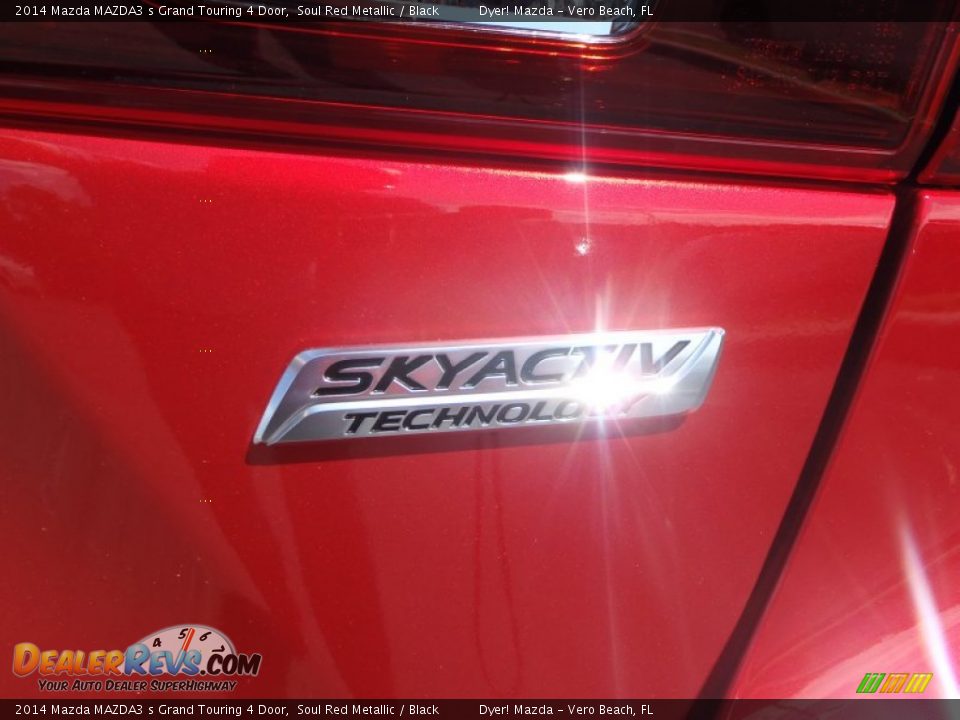 2014 Mazda MAZDA3 s Grand Touring 4 Door Soul Red Metallic / Black Photo #7
