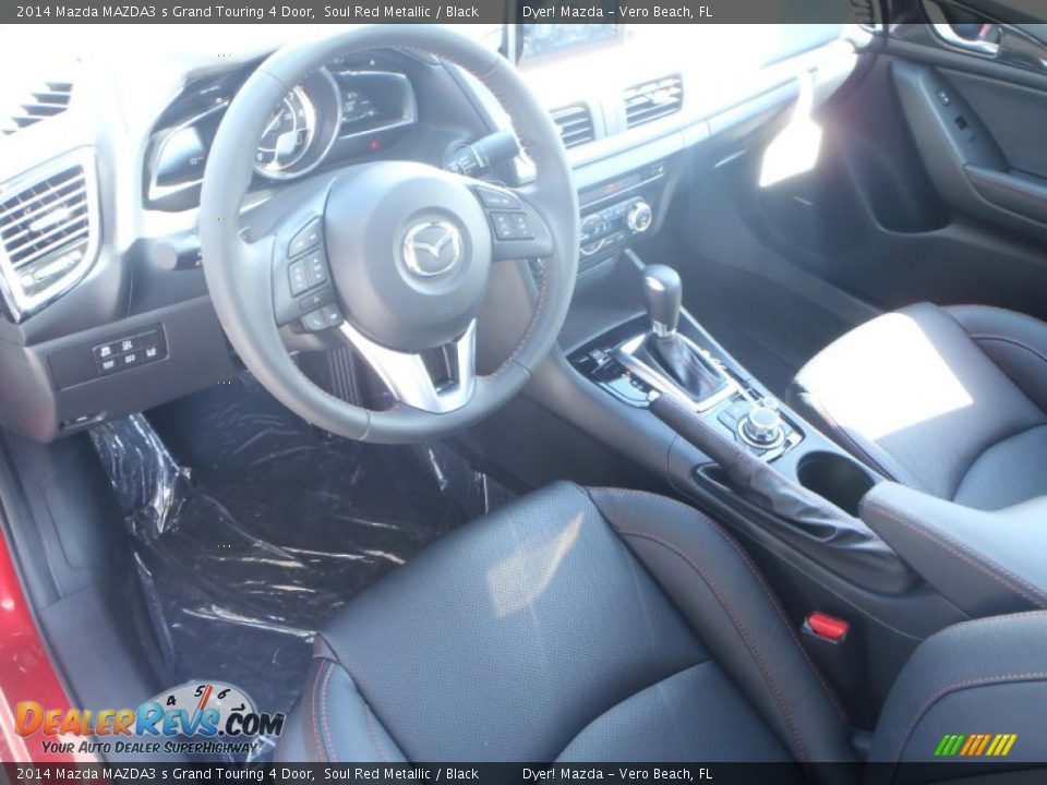2014 Mazda MAZDA3 s Grand Touring 4 Door Soul Red Metallic / Black Photo #11