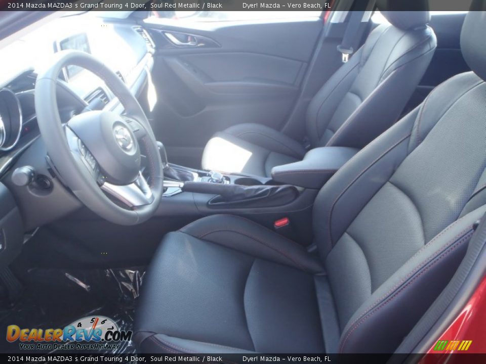 2014 Mazda MAZDA3 s Grand Touring 4 Door Soul Red Metallic / Black Photo #12
