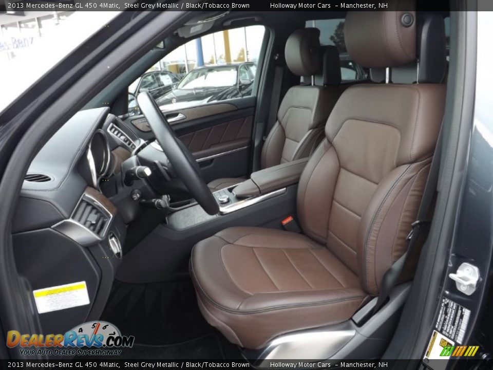 Black/Tobacco Brown Interior - 2013 Mercedes-Benz GL 450 4Matic Photo #12