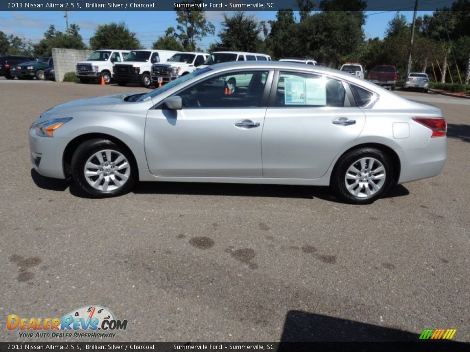 2013 Nissan Altima 2.5 S Brilliant Silver / Charcoal Photo #2