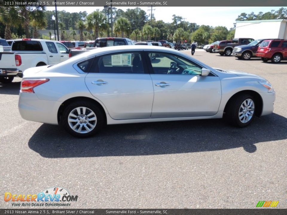 2013 Nissan Altima 2.5 S Brilliant Silver / Charcoal Photo #12