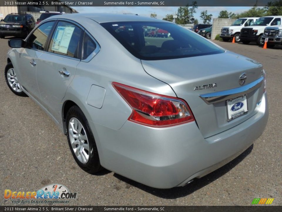 2013 Nissan Altima 2.5 S Brilliant Silver / Charcoal Photo #15