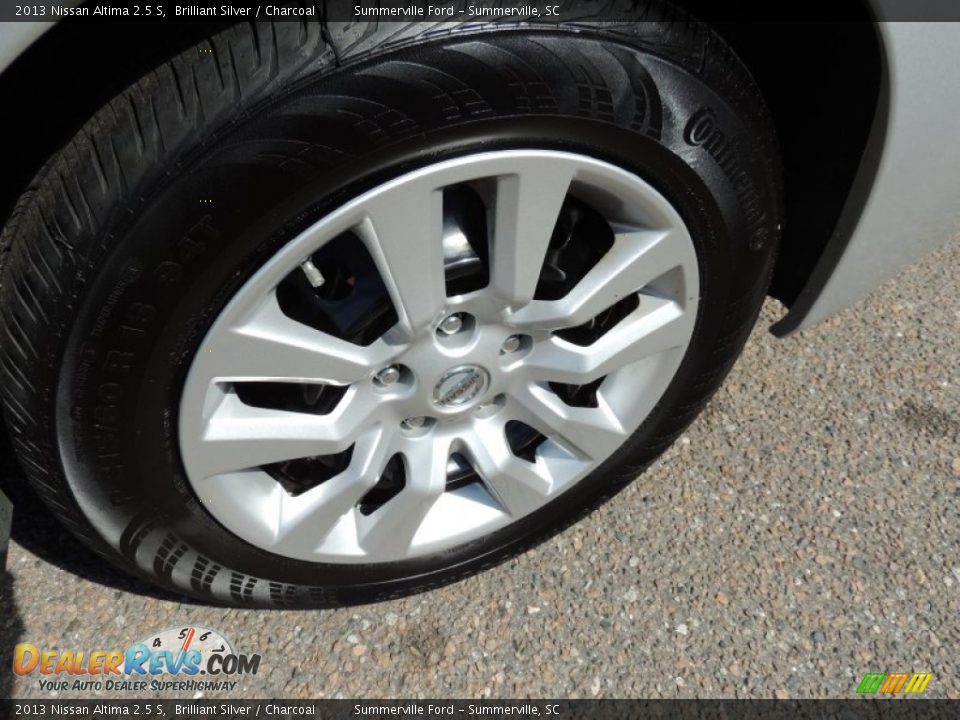 2013 Nissan Altima 2.5 S Brilliant Silver / Charcoal Photo #16