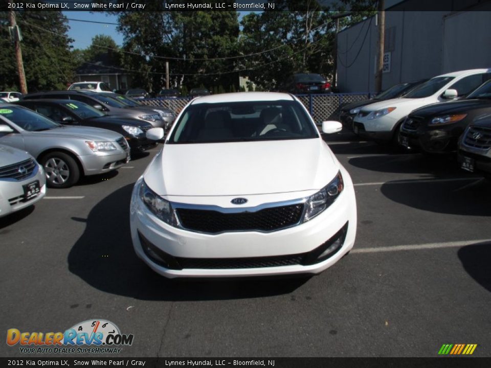 2012 Kia Optima LX Snow White Pearl / Gray Photo #1