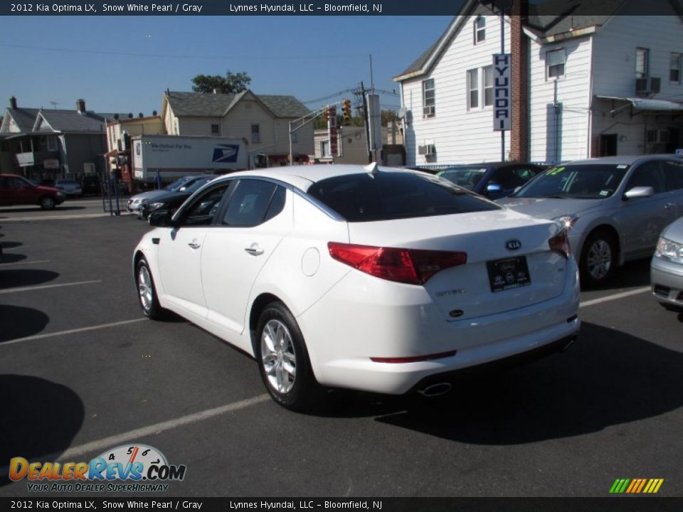 2012 Kia Optima LX Snow White Pearl / Gray Photo #5