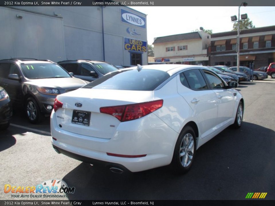 2012 Kia Optima LX Snow White Pearl / Gray Photo #6