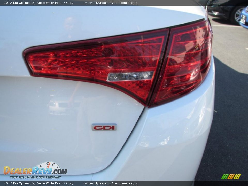 2012 Kia Optima LX Snow White Pearl / Gray Photo #8
