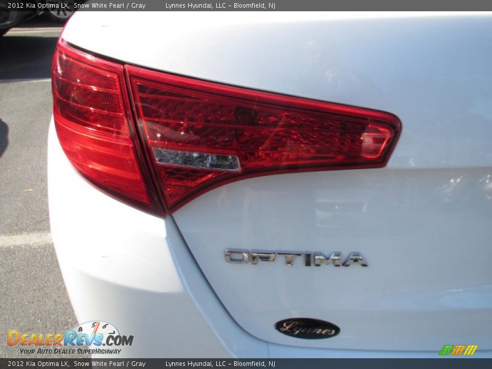 2012 Kia Optima LX Snow White Pearl / Gray Photo #9