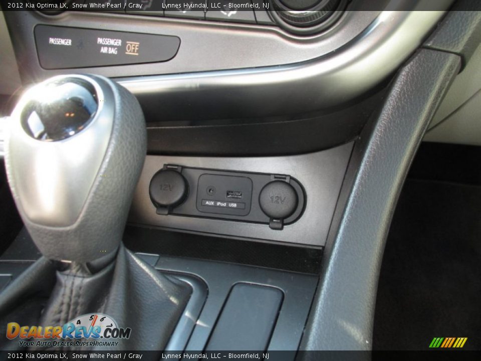 2012 Kia Optima LX Snow White Pearl / Gray Photo #15