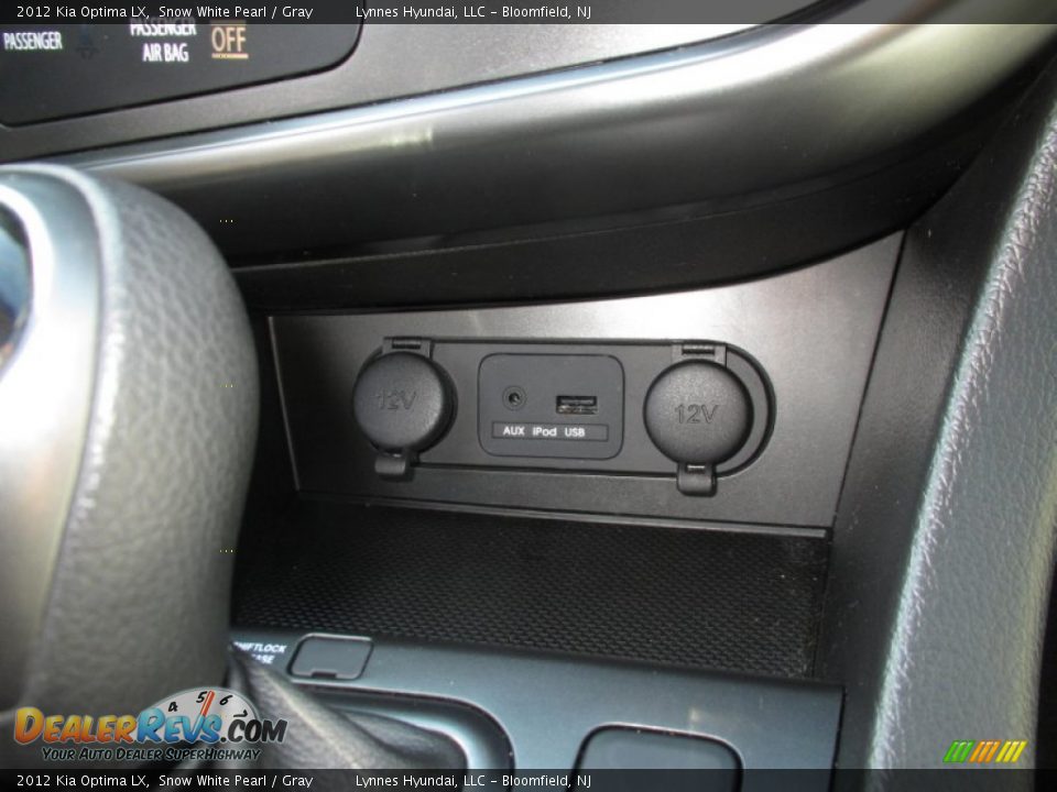 2012 Kia Optima LX Snow White Pearl / Gray Photo #17