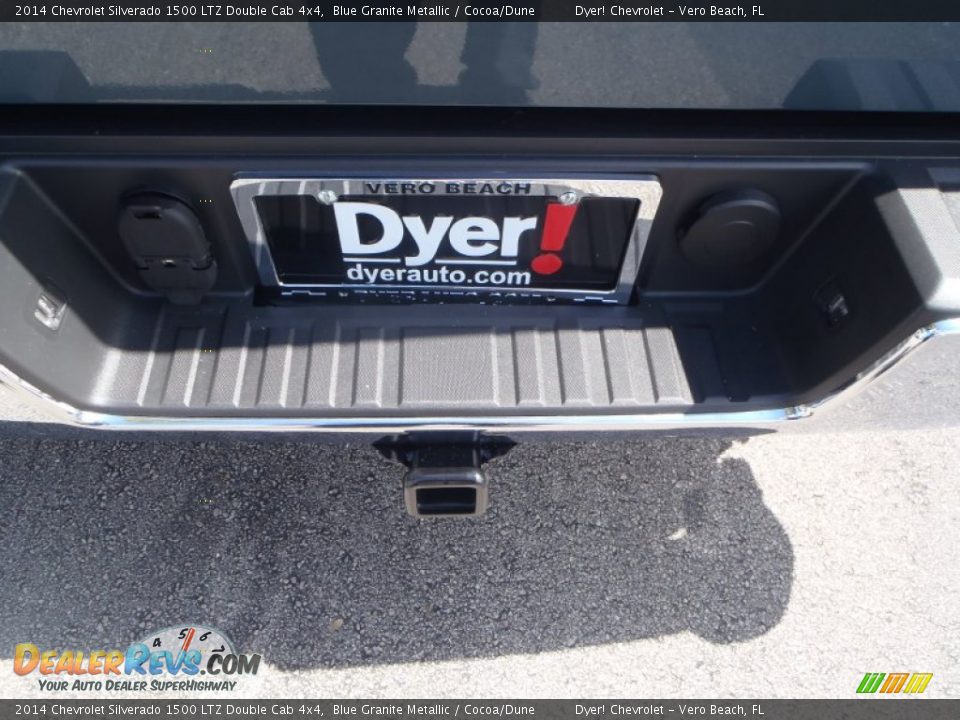 2014 Chevrolet Silverado 1500 LTZ Double Cab 4x4 Blue Granite Metallic / Cocoa/Dune Photo #5