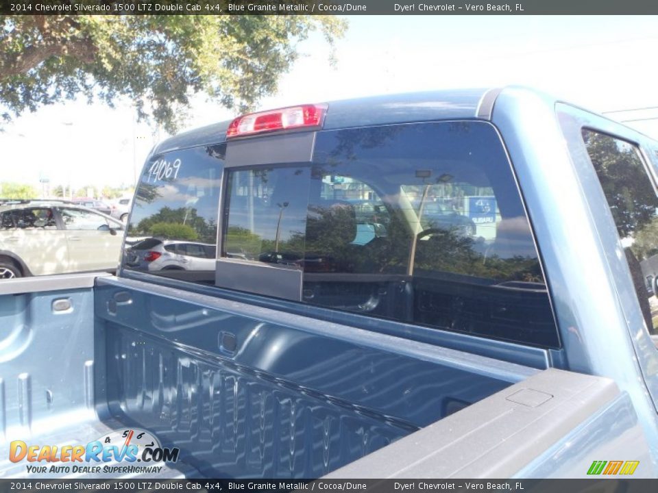 2014 Chevrolet Silverado 1500 LTZ Double Cab 4x4 Blue Granite Metallic / Cocoa/Dune Photo #9